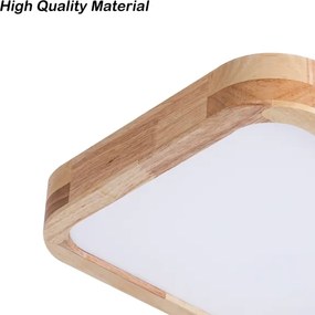 BRILAGI - WOODLINE SQUARE LED mennyezeti lámpa 32W/230V 3000/4000/6000K tölgy 30x30