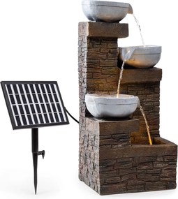 Blumfeldt Fez, szoláris szökőkút, LED, 34 × 76 × 36 cm (SZ × M × M), polirezin