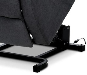 Elektromos Fekvőfotel, Szürke Szövet. TV-1171 GREY2