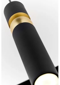 Jupiter 2003 - Csillár zsinóron ALAS 1xGU10/10W/230V fekete/arany