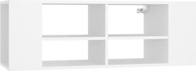 vidaXL fehér szerelt fa falra szerelhető TV-szekrény 102 x 35 x 35 cm