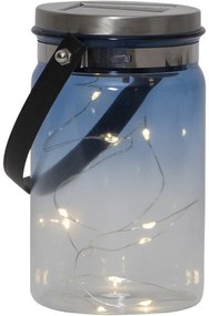 Tint Lantern Blue kĂŒltĂ©ri napelemes lĂĄmpĂĄs, magassĂĄg 15 cm - Star Trading