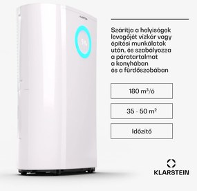Klarstein DryFy Pro Connect 20 Smart, párátlanító, WiFi, kompresszió, 20 l/d, 20 - 30 m²