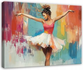 Vászonkép Balerina Nő Művészet Hálószoba Nappali Konyha Vászon 60x40