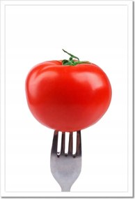 Poszterek keretben 40x60 Paradicsom a villán