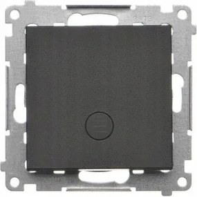 Simon 55 Kapcsoló Egykapcsolós Keresztkapcsoló Led háttérvilágítás Fekete matt