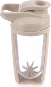 Edző Shaker Fehérje Kondicionáló Golyóval Tritán Bézs 700ML