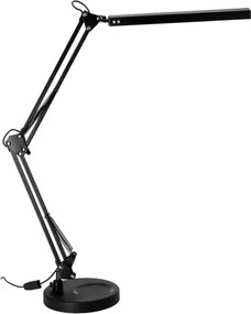 Brilagi - Fényerőszabályozható LED asztali lámpa 2 az 1-ben USB VARIO LED/14W/5V 3000-6000K fekete