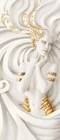 Fotótapéta ajtóra GOLDEN MERMAID 86x200 cm