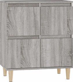 vidaXL szürke sonoma színű szerelt fa tálalószekrény 60 x 35 x 70 cm
