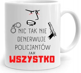 Rendőr Bögre Rendőrnő Semmi Sem Idegesít Annyira A fényképes nyomattal
