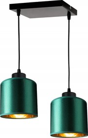 Függőlámpa Túlnyúló mennyezeti csillár Lámpabúra arany