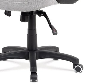 Ezüst Szövet Irodai Főnöki Szék, Szinkron Mechanikával. KA-G303 SIL2