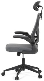 Irodai forgószék hintamechanikával, szürke kárpittal. KA-K2021 GREY