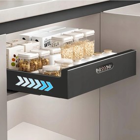 Szénacélból Készült Kihúzható Teleszkópos Fiók Lanmo Fúrás Nélkül