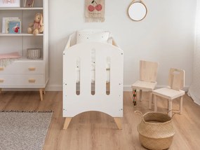 Dream fenyő kiságy fehér-natur