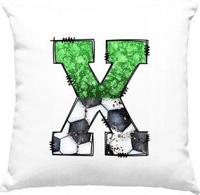 Párna Labda Ábécé X betű 16 Fehér