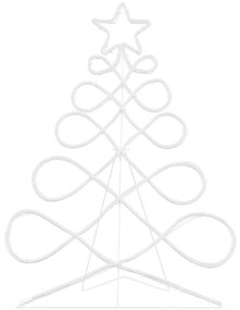 Karácsonyi Fa Forma Világítás Sokszínű 80 x 56 cm PVC