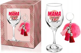 Pohár szett pomponnal Anya koordinátor Ajándék Anyák napjára