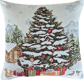 Párnahuzat karácsonyfával V26