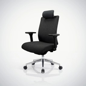 Ergonómikus, forgó irodai szék, fekete: VECTOR