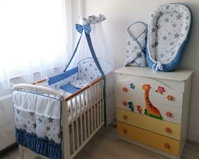 2 részes babaágynemű szett - GEO STAR, kék