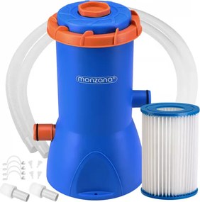 Deuba Medencés szűrőszivattyú MZP90 kék/narancssárga 3 800 l/h