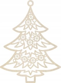 Karácsonyi gömbök fa karácsonyfadísz díszekkel 5db