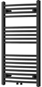 Mexen Ares fürdőszobai radiátor 900 x 500 mm, 372 W, Fekete - W102-0900-500-00-70