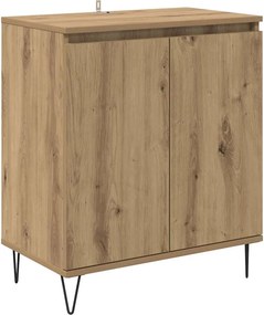 vidaXL Széf Artisan tölgy 60 x 35 x 70 cm Faanyag