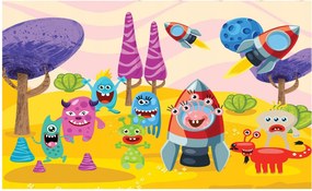 Gyerek fotótapéta idegen hajók 208 x 146