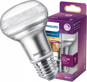 Led izzó E27 R63 4.5W 60W 410lm 2700K Meleg 36°Fényerőszabályozható Philips