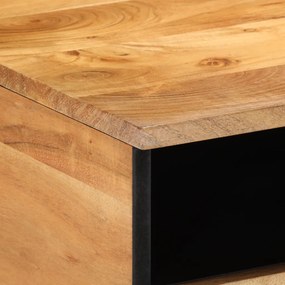 Kávéasztal 80x54x40 cm Tömör Akácfa