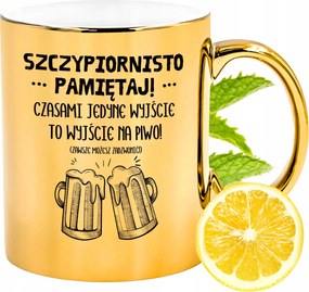 Arany Csillogó Bögre Csípős Ajándék Nyomtatott Fotóval