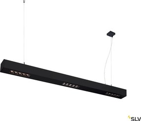 SLV 1000927 Q-LINE Modern Led Függesztett Lámpa Fekete LED IP20