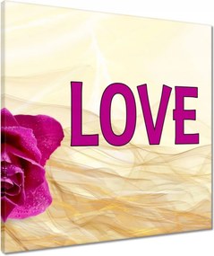 Vászonkép 50x50 Nőnap Ajándék Love