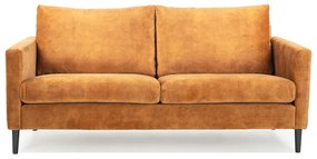 Adagio sárga bársony kanapé, 153 cm - Scandic
