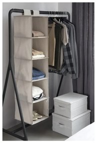 Fekete fedeles textil tárolódoboz 35x19x26 cm Soft Storage – Bigso Box of Sweden