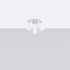 Sollux SL.1544 - Spotlámpa KARBON 3xGU10/10W/230V fehér