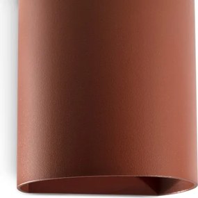 FARO 40525 - Fali lámpa SOLE 1xGU10/8W/230V tégla kerek