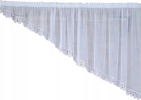 Készfüggöny 300x150,jobb oldali,fátyol,gipsz 8cm