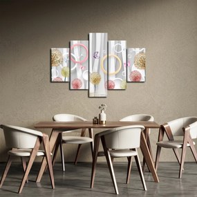 Absztrakt pitypangos kép (150x105 cm)
