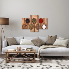 Kép - fűszerek a kanálon (90x60 cm)