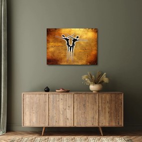 Festmény képe egy táncoló párról (70x50 cm)