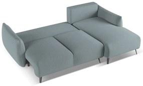 Világoskék sarokkanapé (jobb oldali) Malie – Makamii