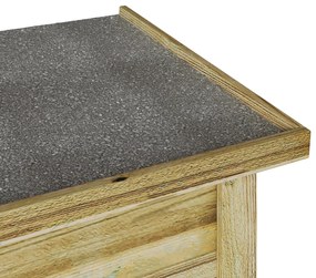 Tároló doboz 44x119x57 cm impregnált fenyő
