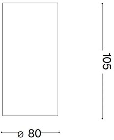 Ideal Lux - LED Spotlámpa NITRO LED/10W/230V átm. 8 cm CRI 90 fehér