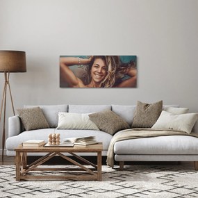 Kép - egy fiatal nő portréja (120x50 cm)