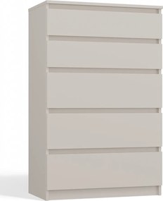 M5 fiókos szekrény, 70x109,5x40 cm, kasmír