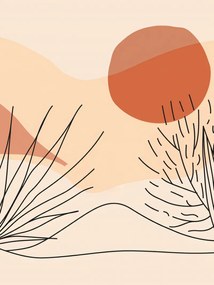 Poszter 75x100cm Puha növényzet